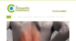 Desktop Screenshot of osteopathic-consultancy.com